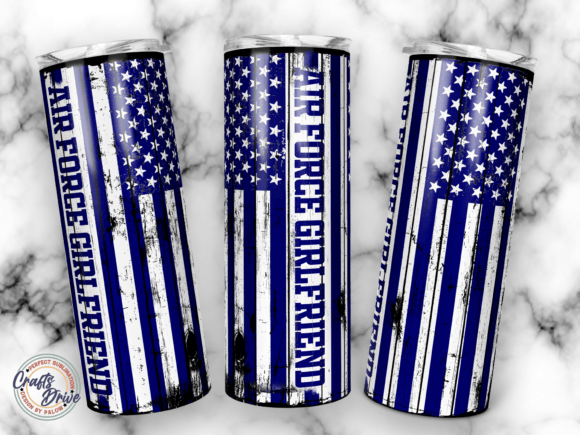 Air Force Girlfriend Tumbler 20oz Png
