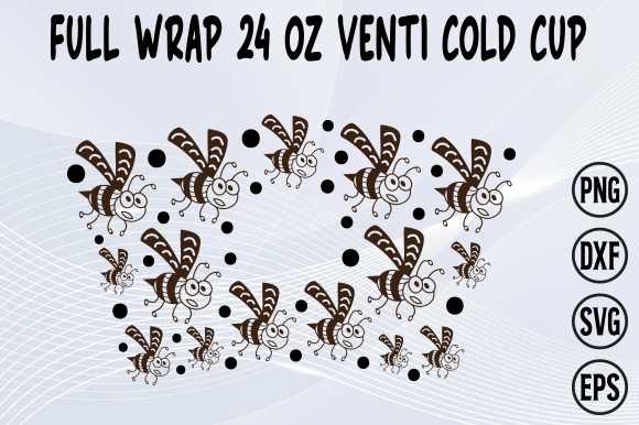 Bee Cold Cup 24oz