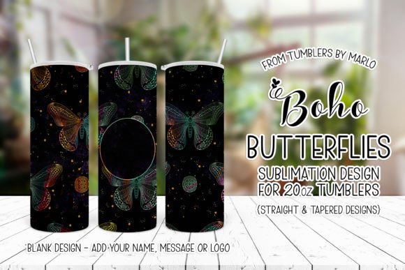 Butterflies Add Your Own 20oz Tumbler