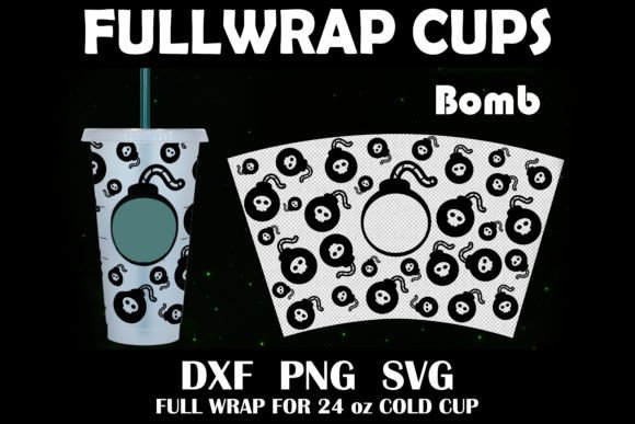 Full Wrap 24 Oz Cold Cup Bomber