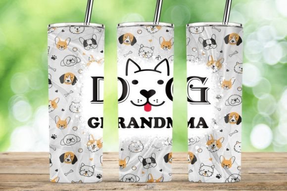 Grandma’s Dog Tumbler Design