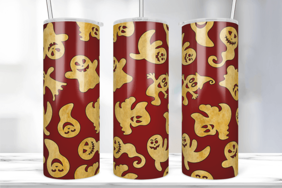Halloween Ghost Tumbler Wrap