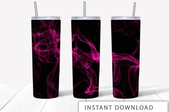 Pink Smoke 20 Oz Skinny Tumbler