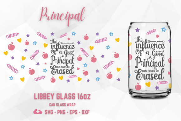 Principal 16oz Libbey Glass Wrap SVG