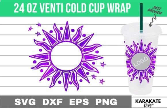 The Sun, 24 Oz Venti Cup Wrap